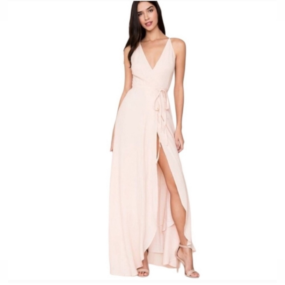 Yumi Kim wrap maxi in pink